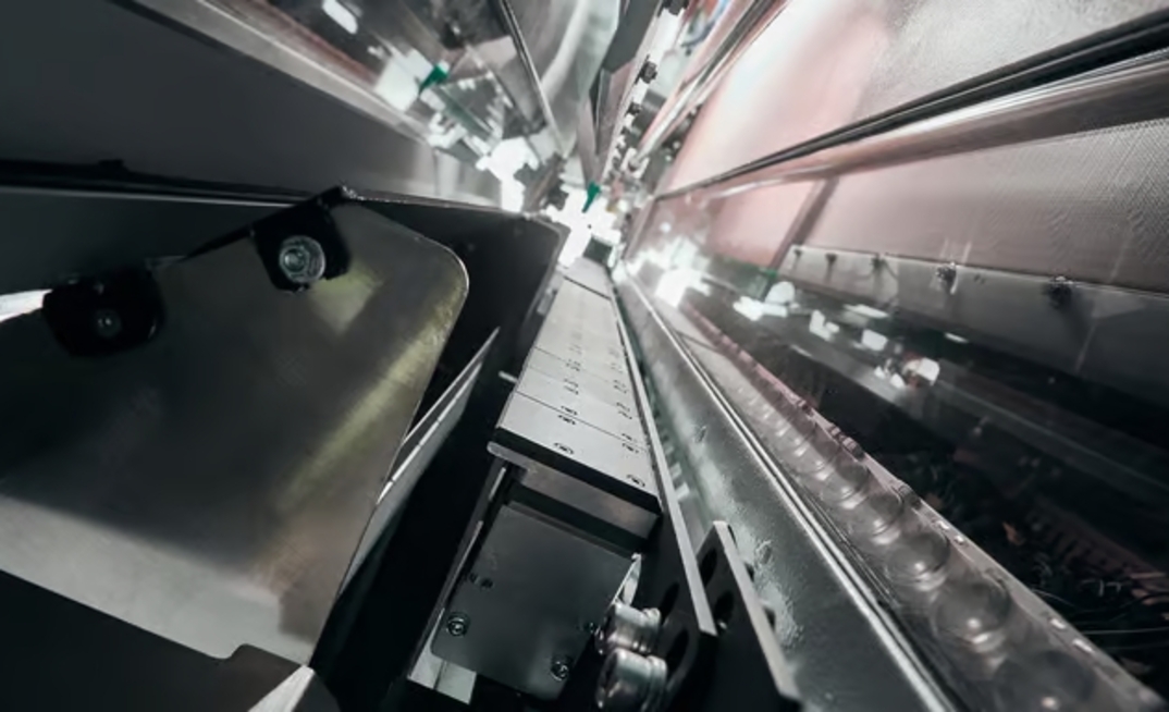 Processo de classificação de minerais da Tomra