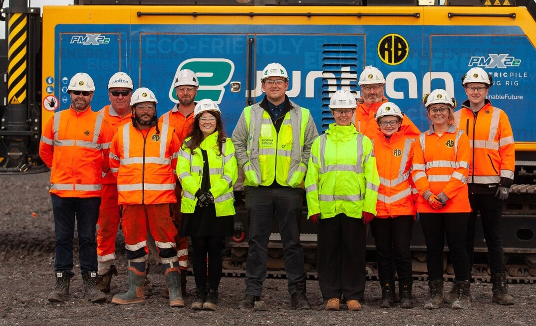 Roger Bullivant Limited (RBL) has trialled the first-ever fully battery-powered pile driving rig in the UK