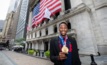  Team USA Olympic gold medallist Ashleigh Johnson rang the opening bell yesterday on the New York Stock Exchange