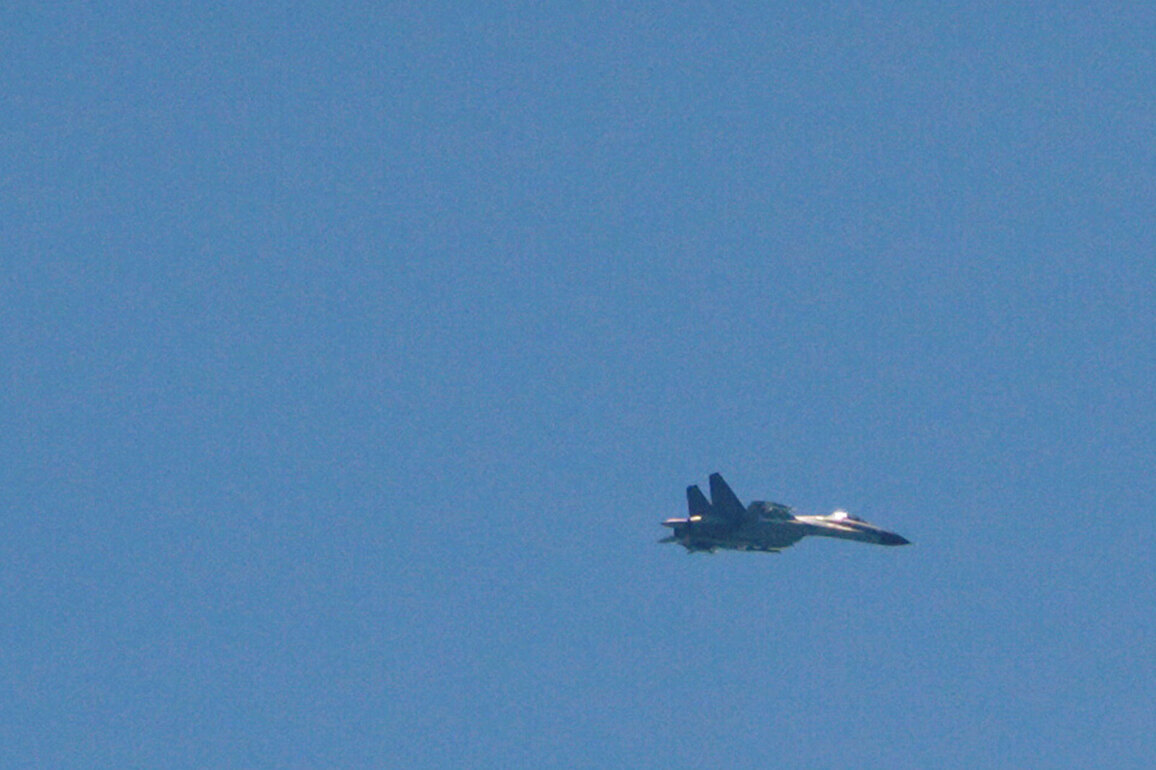 Taiwan detects 10 sorties of Chinese military aircraft, 7 vessels around itself