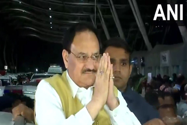 Union Minister JP Nadda arrives in Odisha for 9th National Health Summit