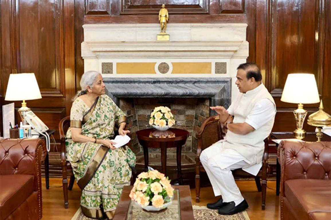 Assam CM Sarma meets Union Finance Minister, discusses plans to build Rs. 10 lakh cr GSDP by 2027-2028
