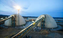 Copper concentrate storage at the MATSA mine now jointly owned by Trafigura and Mubadala 