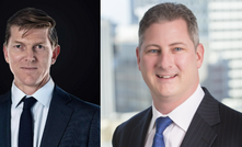 Horizon CEO Richard Beament (L) and Cue CEO Matthew Boyall (R)