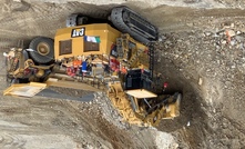 'Beauty' loads up one of the Eagle mine's 11 haul trucks