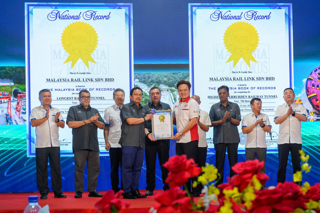 MALAYSIA-CHINA-ECRL MEGA RAIL PROJECT-GENTING TUNNEL-BREAKTHROUGH
