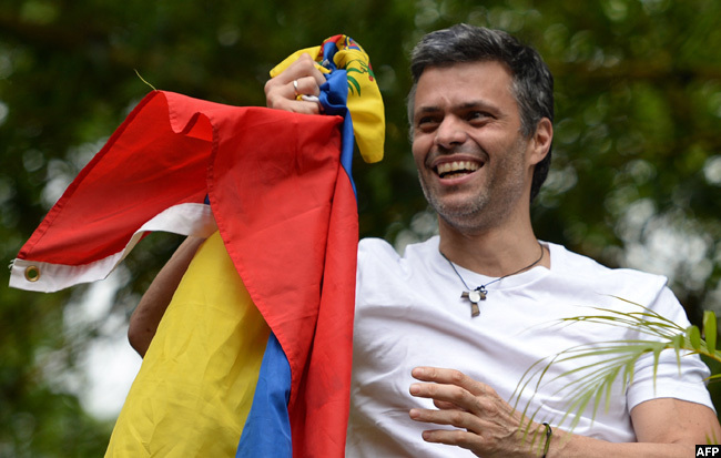  enezuelan opposition leader eopoldo opez pictured in 2017