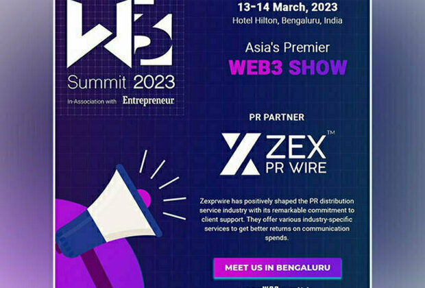 Entrepreneur Media announces Asia's Premier Web3 Summit in Bangalore with ZEX PR Wire being PR MEDIA Partner