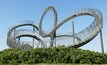 Escultura Tiger and Turtle em Duisburg na Alemanha