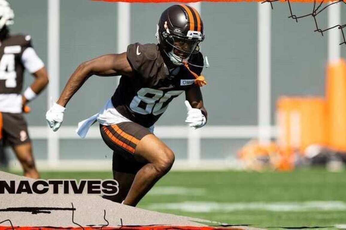 Browns announce inactives for Week 12 against the Raiders
