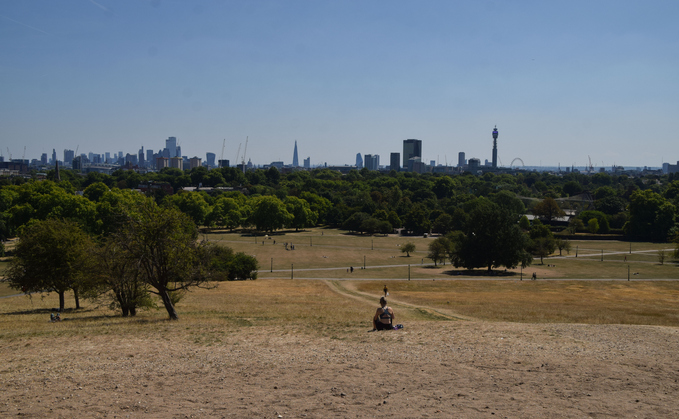 A parched Primrose Hill in London on 7 August | Credit: iStock