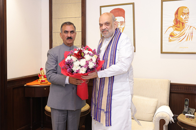 Himachal CM request, HM Amit Shah to release 9,042 crore under PDNA