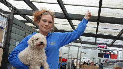 Hampshire charity shop receives help from merchant for new roof