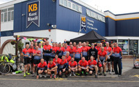 Kent Blaxill cyclists raise £7,000 for charities