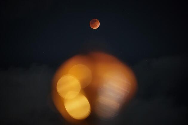 In Pics: Red moon lights up African skies in lunar eclipse