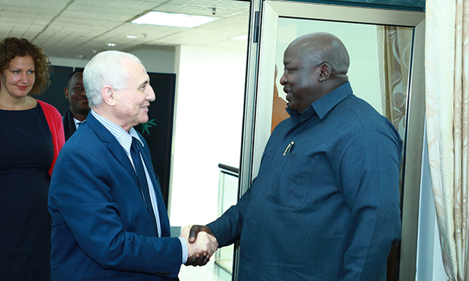 Okello Oryem meets UN special envoy Okello Oryem meets UN special envoy