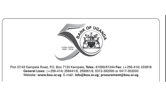 Bank of Uganda Bank of Uganda