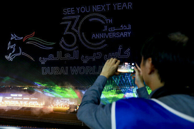 Dubai World Cup closing ceremony sets new Guinness World Record