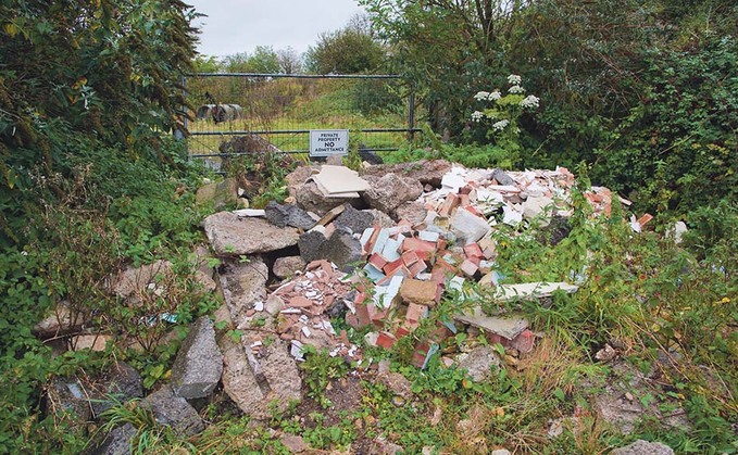 Those caught fly-tipping could face fines of up to £1,000