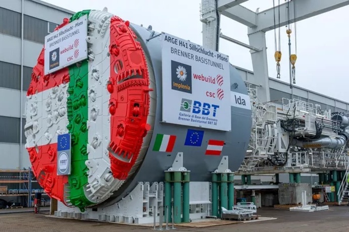 IDA is one of the two Herrenknecht TBMS to have broken through on Brenner Base Tunnel project 