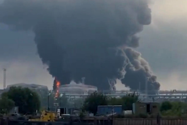 Oil terminal in St Petersburg region attacked by drone attack