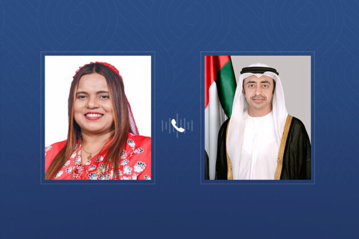 Abdullah bin Zayed congratulates Maldives Foreign Minister by phone, discusses bilateral ties