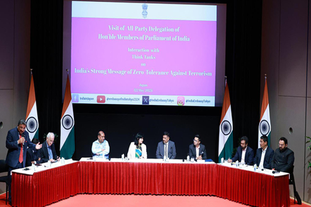 All-Party Delegation in Tokyo recieve support from think tanks in India's fight against terror