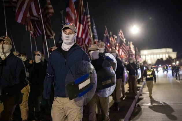 White supremacists left out in the cold in DC, literally