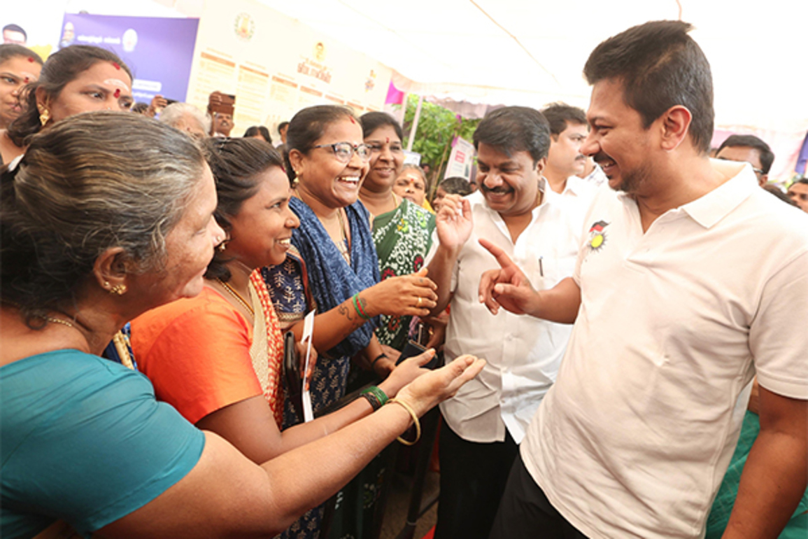Udhayanidhi Stalin interacts with people in his constituency, says govt services must reach people's homes