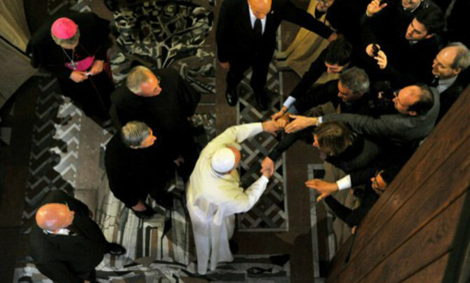 ''Stop doing evil,'' pope tells mafia ''Stop doing evil,'' pope tells mafia