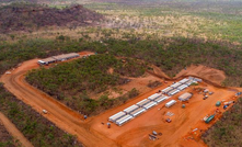 The Thunderbird accomodation village under construction