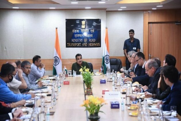Union Transport Minister Gadkari discusses potential collaboration with French industrialists to build world-class infrastructure