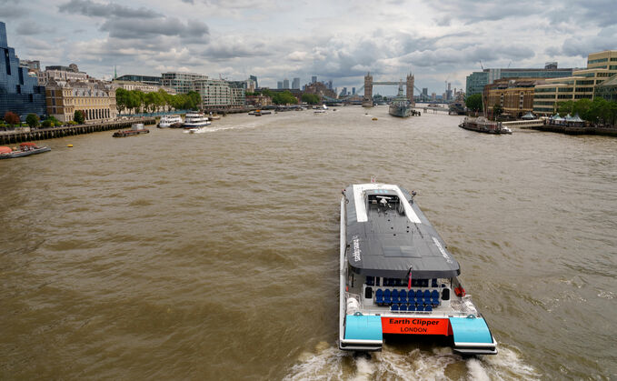 'Earth Clipper': New hybrid boat service launches on River Thames