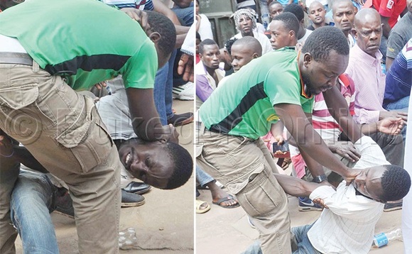 Kanyama nga yeenyoola n’omuvubuka agambibwa okuba omutamiivu. Kanyama nga yeenyoola n’omuvubuka agambibwa okuba omutamiivu.