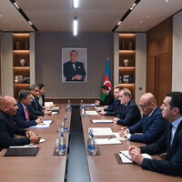 MEA Secretary (West) Sibi George's calls on Azerbaijan Foreign Minister Jeyhun Bayramov