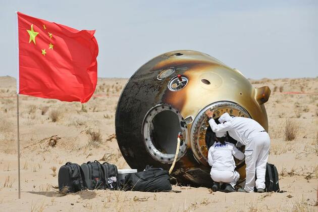 Update: Chinese astronauts back from six-month mission with record-setting space tasks