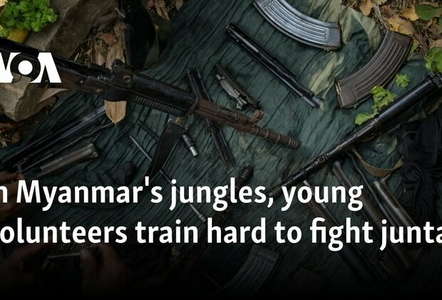 In Myanmar&#039;s jungles, young volunteers train hard to fight junta