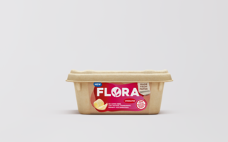 'World first': Flora maker unveils plastic-free paper tubs for plant-based spreads
