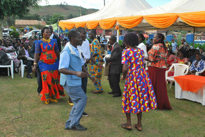 eachers dancing during the district teachers day celebrations held at uddu ardens in pigi