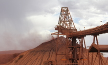  A BHP stacker at work in the Pilbara. Image by Karma Barndon