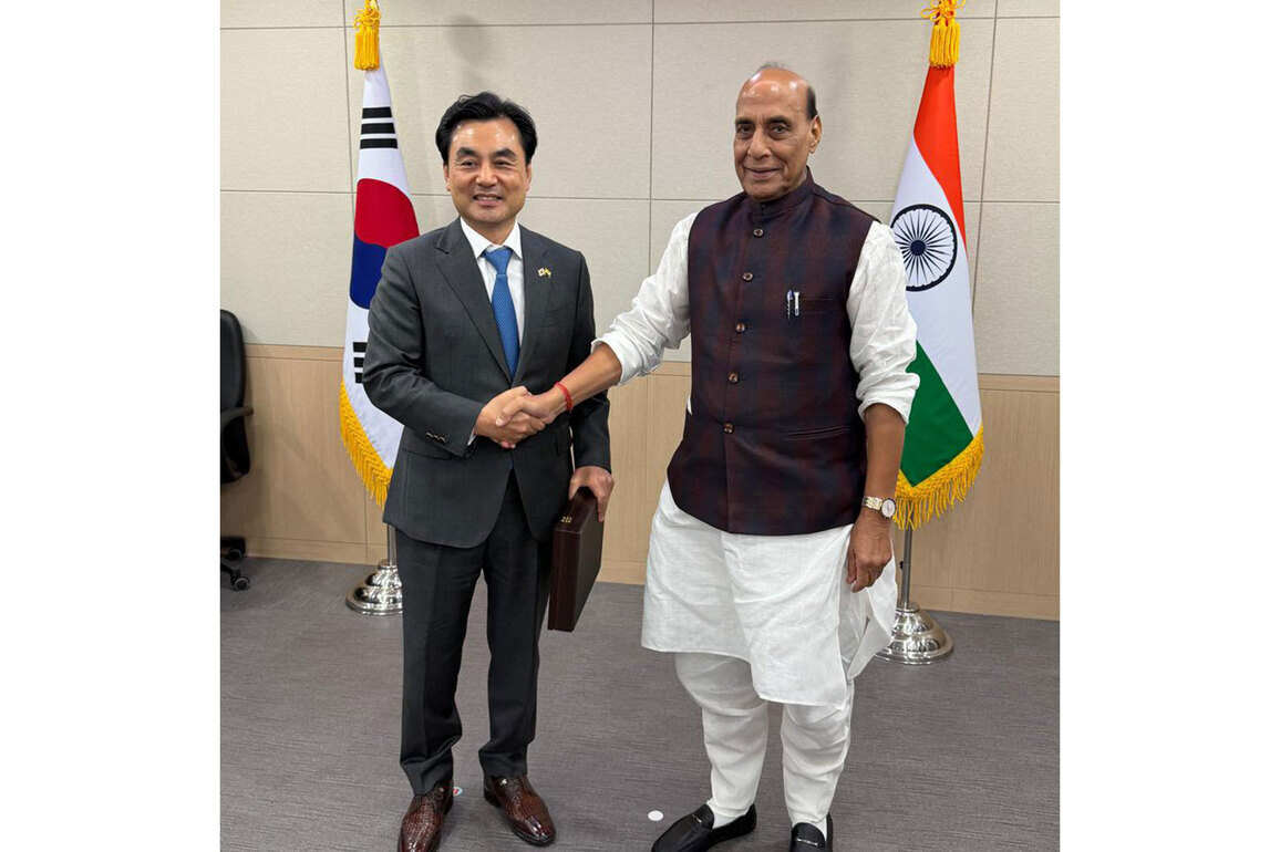 Confident our relations are fully poised to reach new heights: Rajnath Singh on India-South Korea defence ties