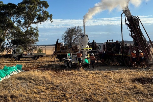 Tin drilling at Bygoo