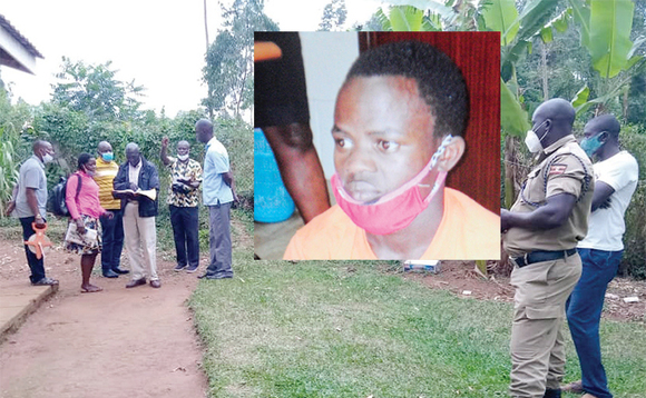 Bambega ba poliisi bazizza Nuwashaba e Masaka gye yasaliddeko omwana Kyamagero omutwe. Bambega ba poliisi bazizza Nuwashaba e Masaka gye yasaliddeko omwana Kyamagero omutwe.