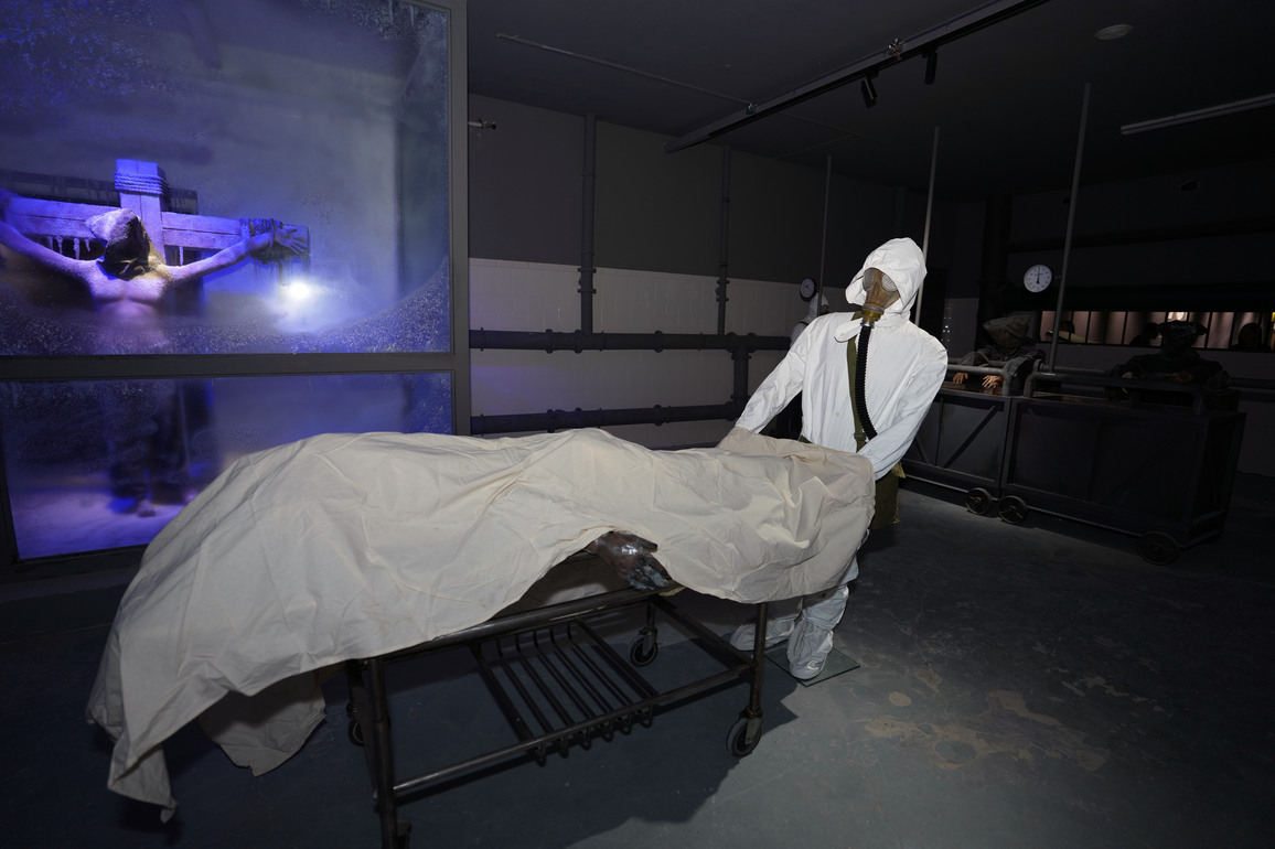 CHINA-HEILONGJIANG-HARBIN-FILM-UNIT 731-SHOOTING PROCESS-SPECIAL EXHIBITION (CN)