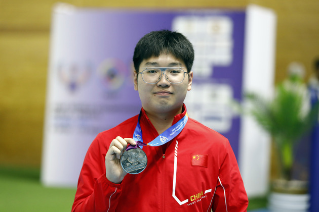 (SP)EGYPT-CAIRO-SHOOTING-ISSF WORLD CHAMPIONSHIP-10M AIR PISTOL-MEN'S FINAL