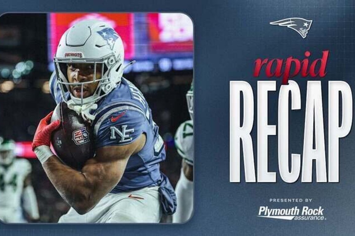 Rapid Recap: Patriots Ground Jets on Thursday Night Football, 27-14