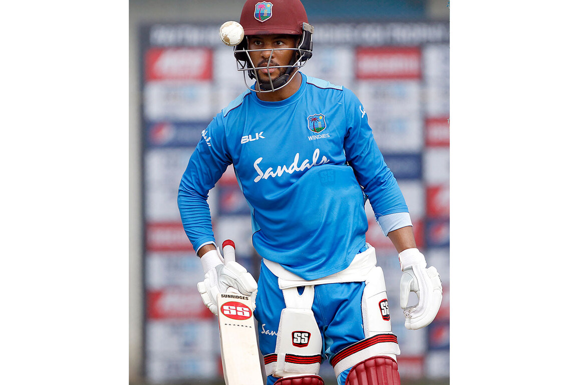 Shai Hope ends eight-year Test ton drought, with 103 against India
