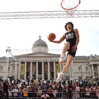 (SP)BRITAIN-LONDON-BASKETBALL-NBA DUNK SHOW