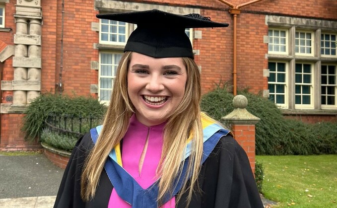 Georgie Lee (23), is from Sandiway in Cheshire. She graduated from Harper Adams University last month with a BSc (Hons) rural enterprise and land management degree and now works as a graduate surveyor at Rostons.