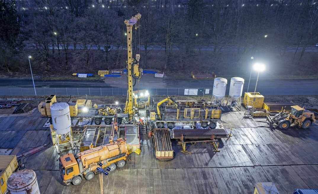  An exploratory well of around 500m being drilled in Weisweiler. The data from this project the next exploration steps